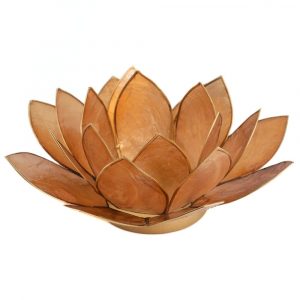 Lotus Mood Light Mocha Gold Rim