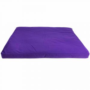 Meditation Mat Zabuton Violet Cotton - 86 x 66 x 6 cm - Incl. Inner Cover