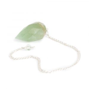 Pendulum Gemstone Green Aventurine Diamond Cut