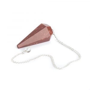 Pendulum Gemstone Red Jasper Facet