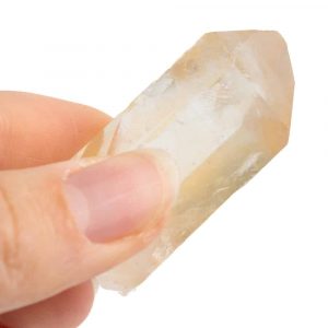 Rough Brazilian Yellow Quartz Gemstone Point 4 - 6 cm