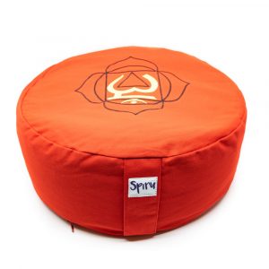 Spiru Meditation Cushion Cotton Red - 1st Chakra Muladhara - 36 x 15 cm