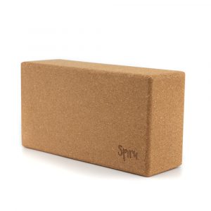 Spiru Yoga Block Cork Rectangular - 23 x 12 x 7.5 cm