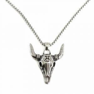 Viking Pendant Bull Skull