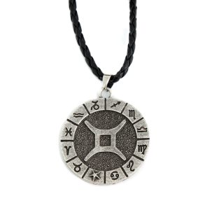 Metal Horoscope Pendant Gemini (40 mm)