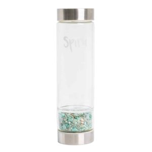 Spiru Gemstone Water Bottle Amazonite - 400 ml