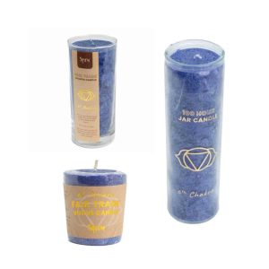 Fair Trade Stearin Candles 7th Crown Chakra Set - Bundle