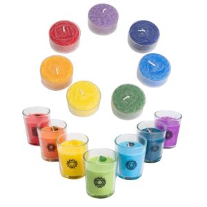 Fair Trade 7 Chakra Candle Set - Bundle