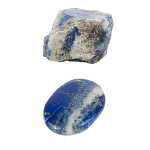 Rough Lapis Lazuli & Pocket Stone Set - Bundle