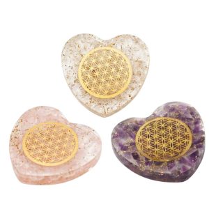 Golden Triangle Orgonite Heart Set - Bundle