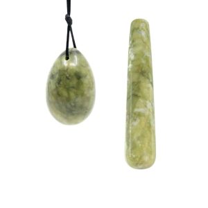 Jade Yoni Egg & Wand Set - Bundle