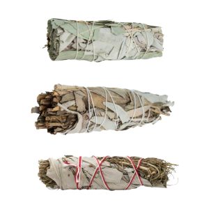 White Sage Smudge Stick Cleansing Set - Bundle