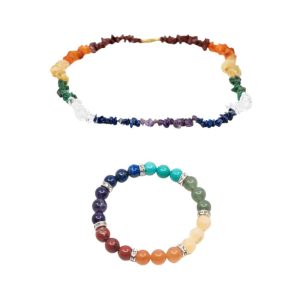 Chakra Bracelet and Necklace Set - Bundle