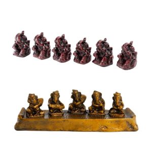 Mini Ganesha Statue Set - Bundle