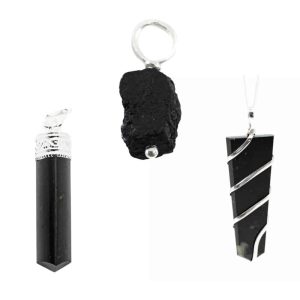 Popular Black Tourmaline Pendant Set - Bundle