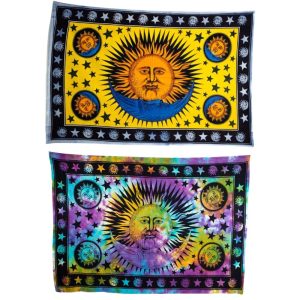 Authentic Wall Tapestries Set Sun & Moon - Bundle