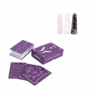 Spiru Tarot Set with Golden Triangle Obelisks - Bundle