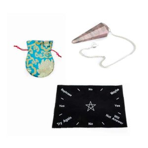 Basic Rhodonite Pendulum Set – Bundle