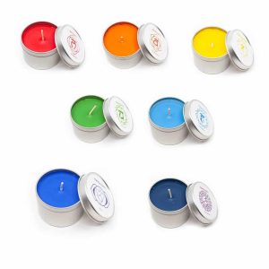 7 Chakra Natural Soy Candles Set - Bundle