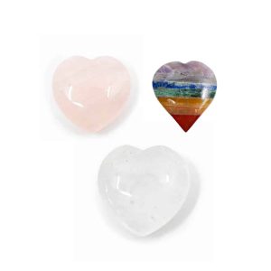 Gemstones Hearts Set Chakra & Love - Bundle