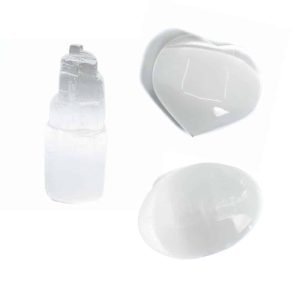 Selenite Gemstone Set for Angel Contact - Bundle